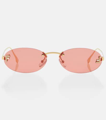 Fendi Fendi First oval sunglasses - Fendi - Modalova