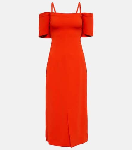 Off-shoulder cady midi dress - Victoria Beckham - Modalova