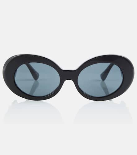 Embellished round sunglasses - Versace - Modalova