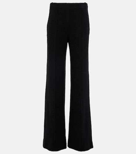 High-rise flared virgin wool pants - Chloe - Modalova