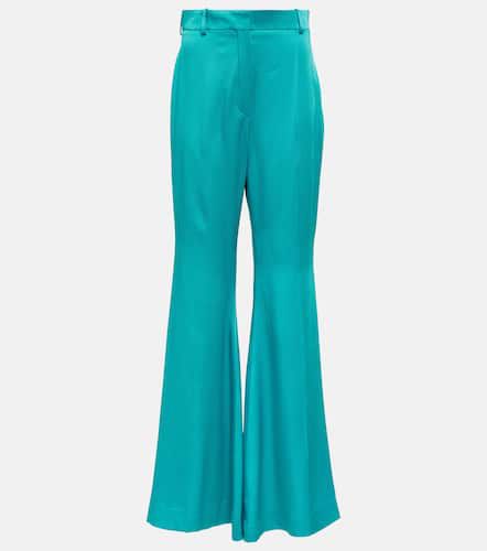 High-rise satin flared pants - Nina Ricci - Modalova