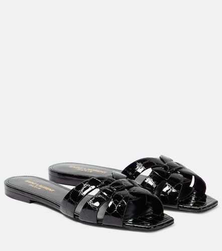 Tribute Nu Pieds 05 leather slides - Saint Laurent - Modalova