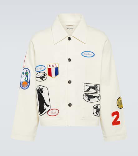 Cambridge patch-appliquÃ© cotton canvas jacket - Bode - Modalova