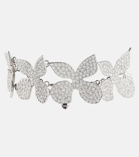 Crystal-embellished choker necklace - Area - Modalova