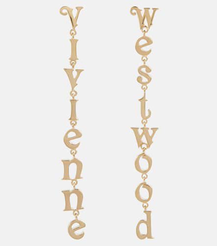 Orecchini pendenti Raimunda con logo - Vivienne Westwood - Modalova