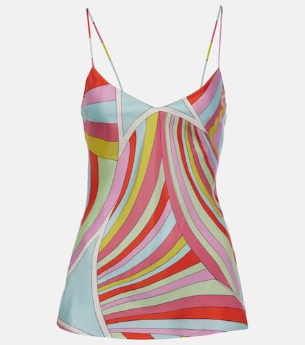 Pucci Iride silk twill top - Pucci - Modalova