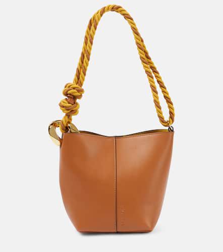 Corner Small leather bucket bag - JW Anderson - Modalova