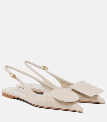 Les Slingbacks Duelo Plates canvas flats - Jacquemus - Modalova