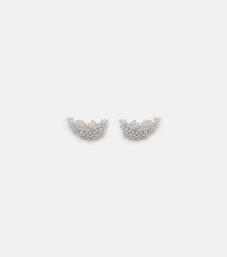 Scatter 18kt white gold earrings with diamonds - Ananya - Modalova