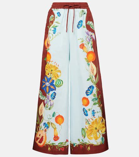 AlÃ©mais Dahlia floral linen wide-leg pants - Alemais - Modalova