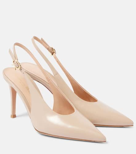 Robbie 85 patent leather slingback pumps - Gianvito Rossi - Modalova