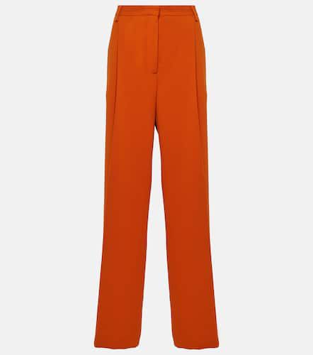 Gerade High-Rise-Hose aus Crêpe - Dries Van Noten - Modalova