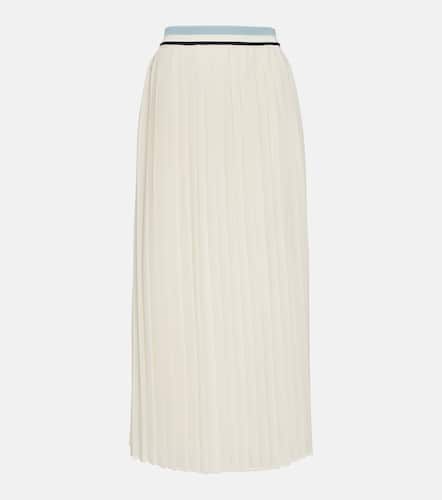 Pleated georgette midi skirt - Moncler - Modalova