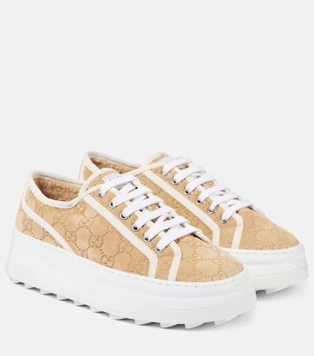 Sneakers Tennis Trek GG aus Veloursleder - Gucci - Modalova