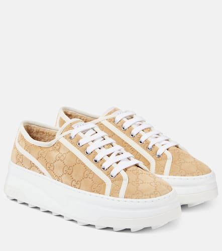 Tennis Trek GG suede platform sneakers - Gucci - Modalova