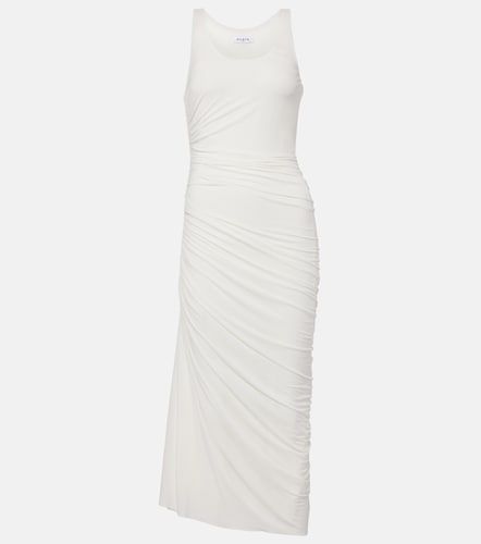 Alaïa Abito lungo asimmetrico in jersey - Alaia - Modalova