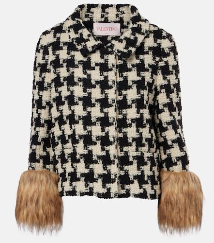 Macro Pied De Poule tweed jacket - Valentino - Modalova