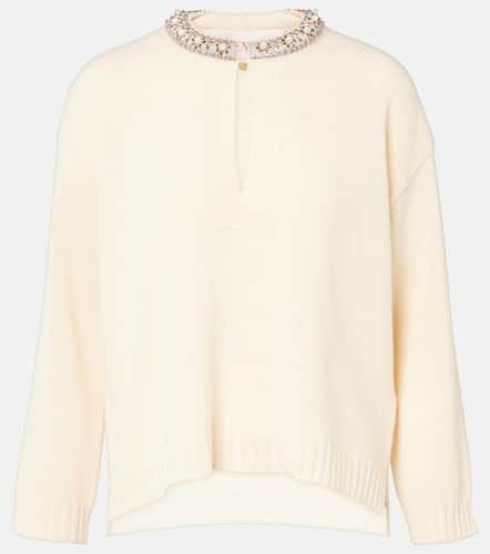 Embellished virgin wool sweater - Valentino - Modalova