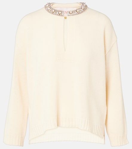 Embellished virgin wool sweater - Valentino Garavani - Modalova