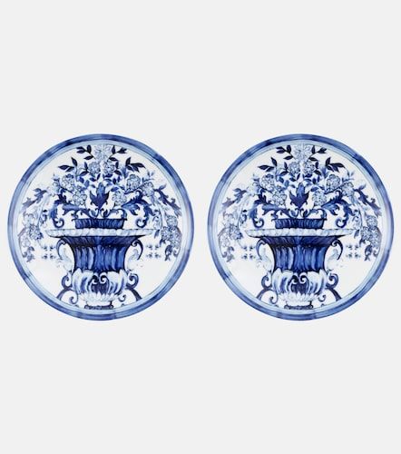 Set de 2 platos de postre Blu Mediterraneo - Dolce&Gabbana Casa - Modalova