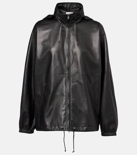 Jilly oversized leather bomber jacket - The Row - Modalova