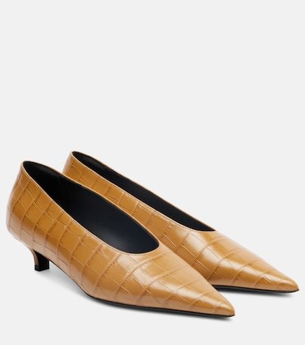 Toteme 35 Croc-effect leather pumps - Toteme - Modalova