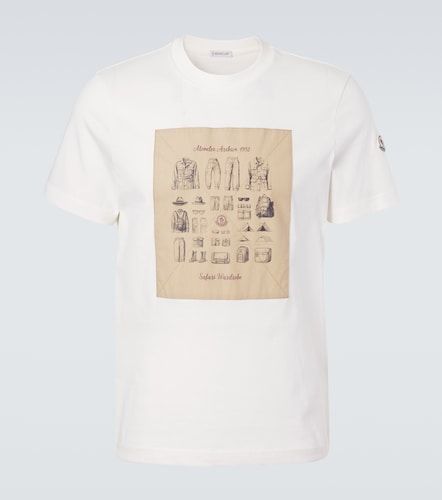 Camiseta de jersey de algodón - Moncler - Modalova