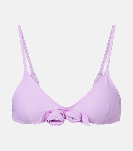 Top de bikini Flower con aplique floral - Coperni - Modalova