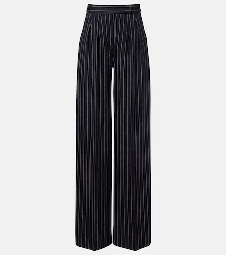 Pantaloni a gamba larga a righe plissé - Max Mara - Modalova