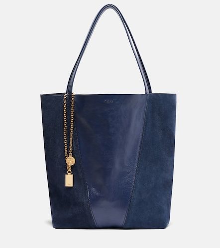 Chloé Shopper Spin in pelle e suede - Chloe - Modalova