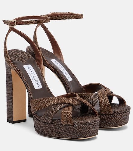 Kove woven platform sandals - Jimmy Choo - Modalova
