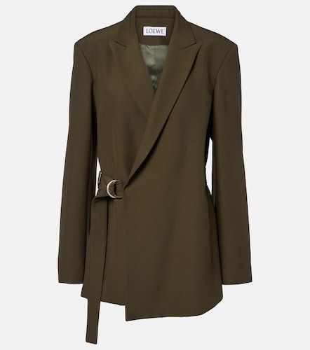 Loewe Blazer de lana con cinturón - Loewe - Modalova