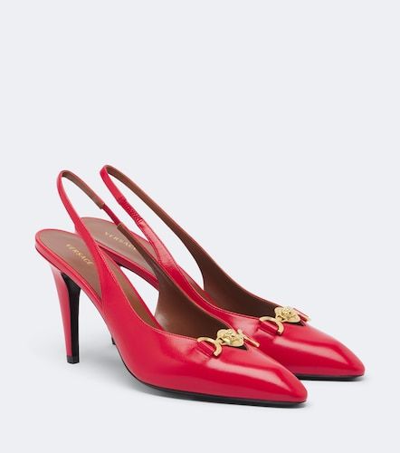 Slingback-Pumps Clelia Medusa aus Leder - Versace - Modalova