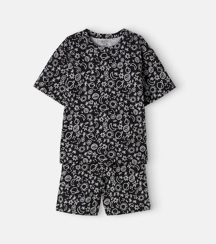 Fábula Set de camiseta y shorts en jersey de algodón - Fabula - Modalova
