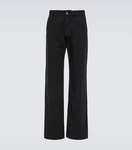 Paneled straight canvas pants - Winnie New York - Modalova