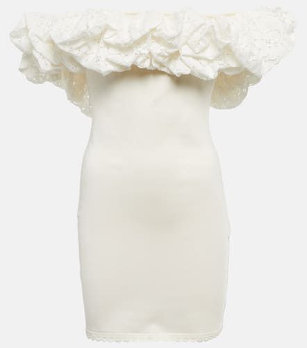 Off-shoulder ruffle-trimmed minidress - Alexandre Vauthier - Modalova