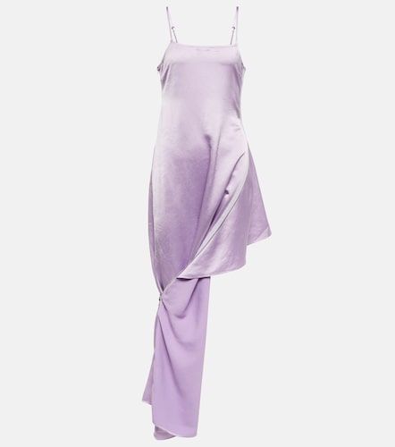 Abito sottoveste in raso con zip - JW Anderson - Modalova