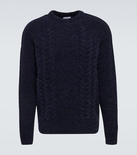 Cable-knit virgin wool sweater - Sunspel - Modalova