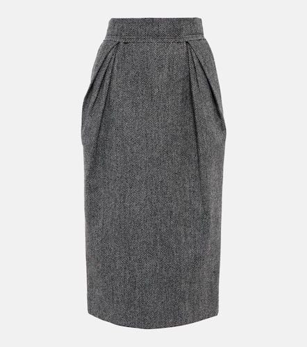 Maison Margiela Wool midi skirt - Maison Margiela - Modalova