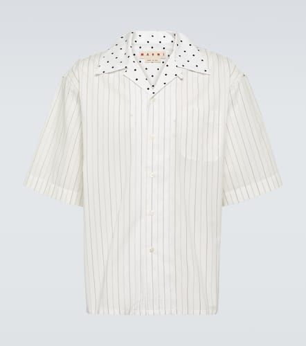 Marni Striped cotton poplin shirt - Marni - Modalova