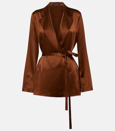 Blazer wrap Joubert de satén - Joseph - Modalova