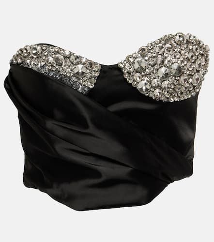 Area Crystal-embellished bustier - Area - Modalova