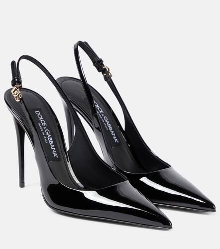 Patent leather slingback pumps - Dolce&Gabbana - Modalova