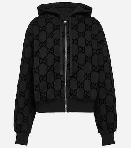 Gucci GG cotton fleece hoodie - Gucci - Modalova