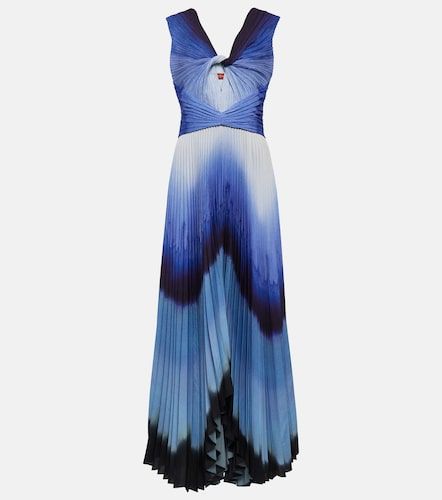 Vestido largo plisado con estampado - Altuzarra - Modalova