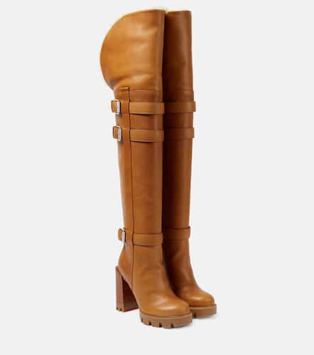 Brodeback Lug over-the-knee boots - Christian Louboutin - Modalova