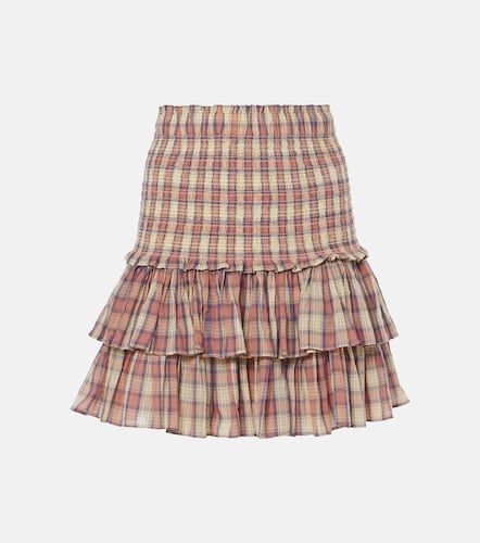 Minifalda Naomi de algodón a cuadros - Marant Etoile - Modalova