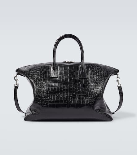 Giant croc-effect leather tote bag - Saint Laurent - Modalova