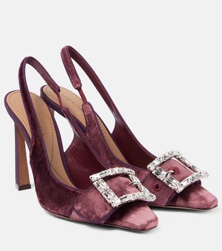 Pumps slingback in velluto - Dolce&Gabbana - Modalova