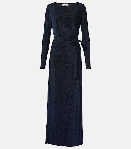 Simona lame wrap dress - Diane von Furstenberg - Modalova